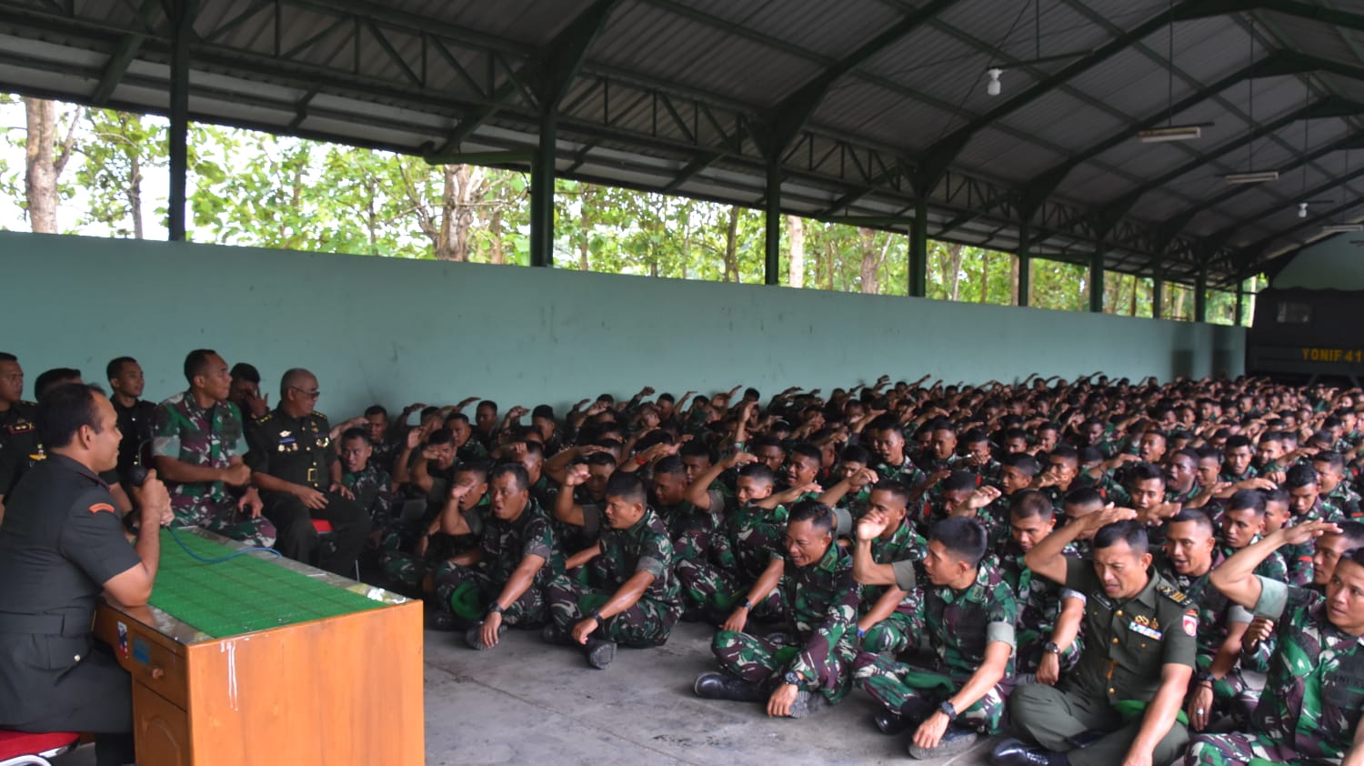 Jam Komandan, Danrem : Saling Asah, Asih, Asuh Untuk Menciptakan Situasi Harmonis